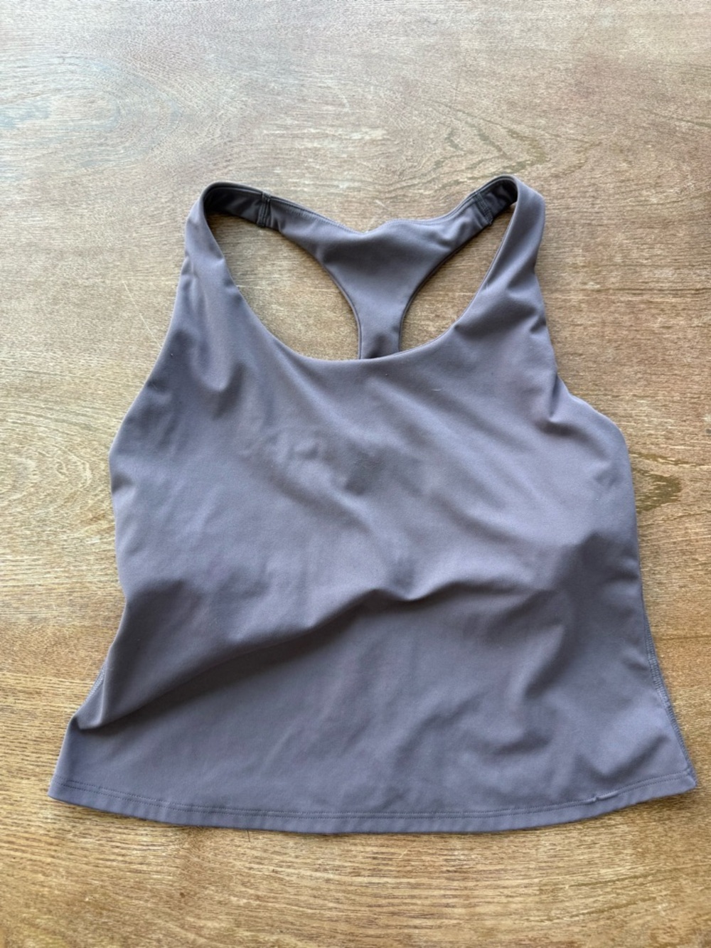 Purple Gray Racerback Tank Top